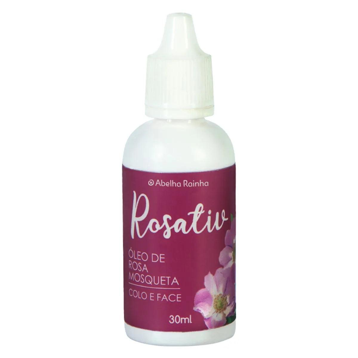 Óleo De Rosa Mosqueta Colo E Face 30ml Rosativ Abelha Rainha