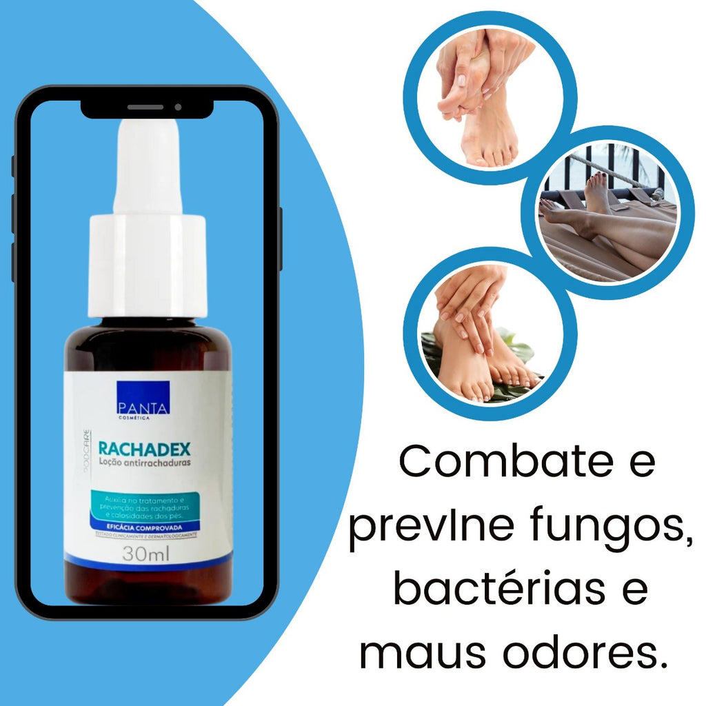 Loção para os Pés Rachadex Panta Cosmética