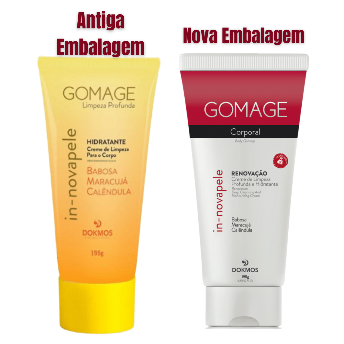 Creme de Limpeza Profunda Gomage Dokmos In-Novapele