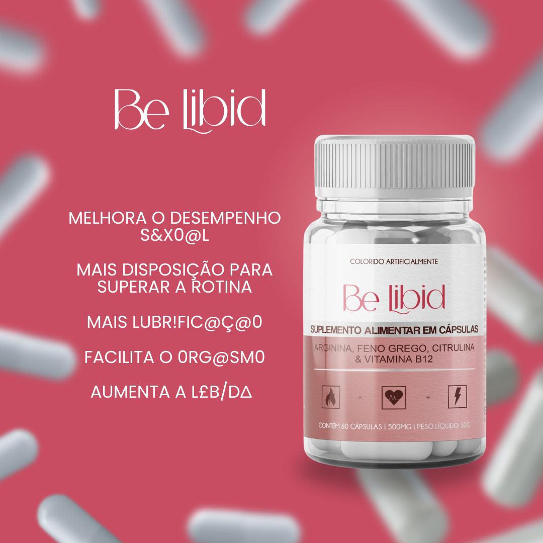Suplemento Be Libid  60 cap. de 550mg - 35g