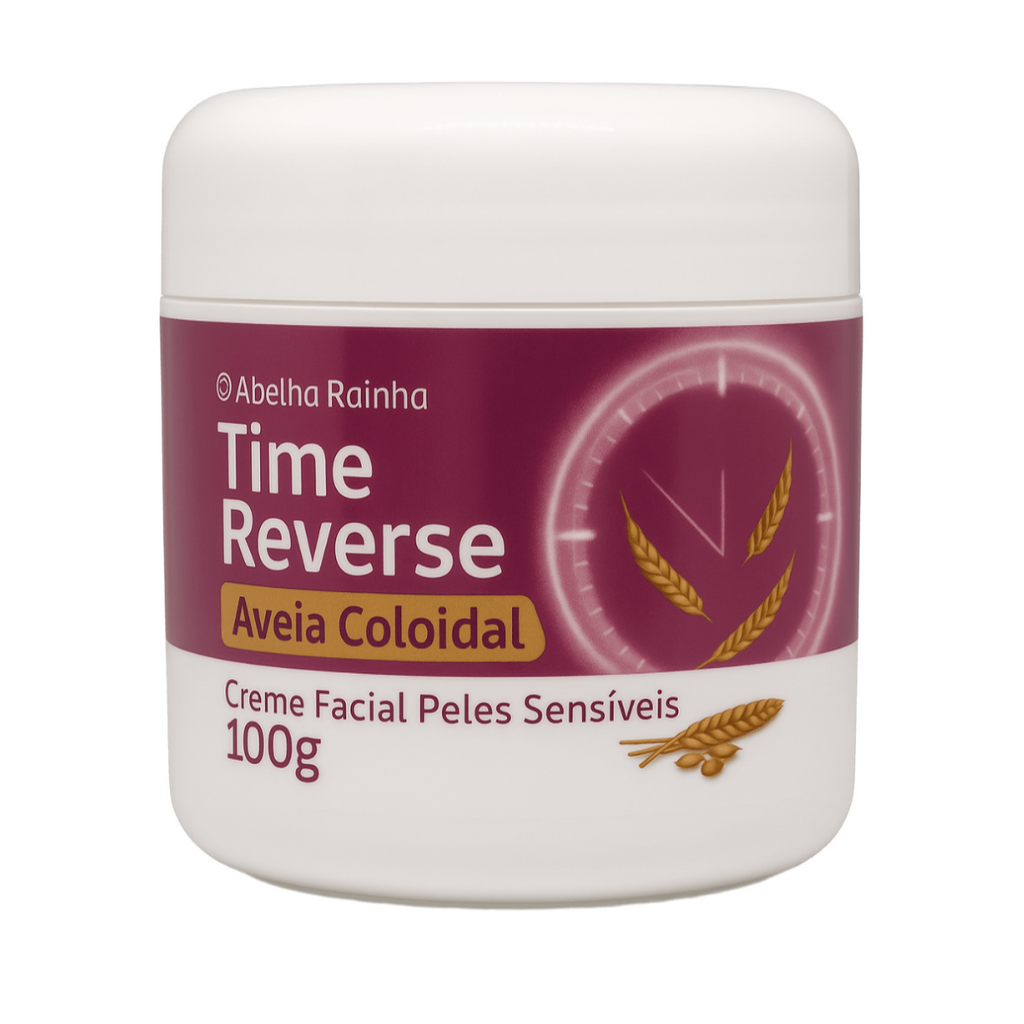 Time Reverse Aveia Coloidal Creme Facial Peles Sensiveis 100g