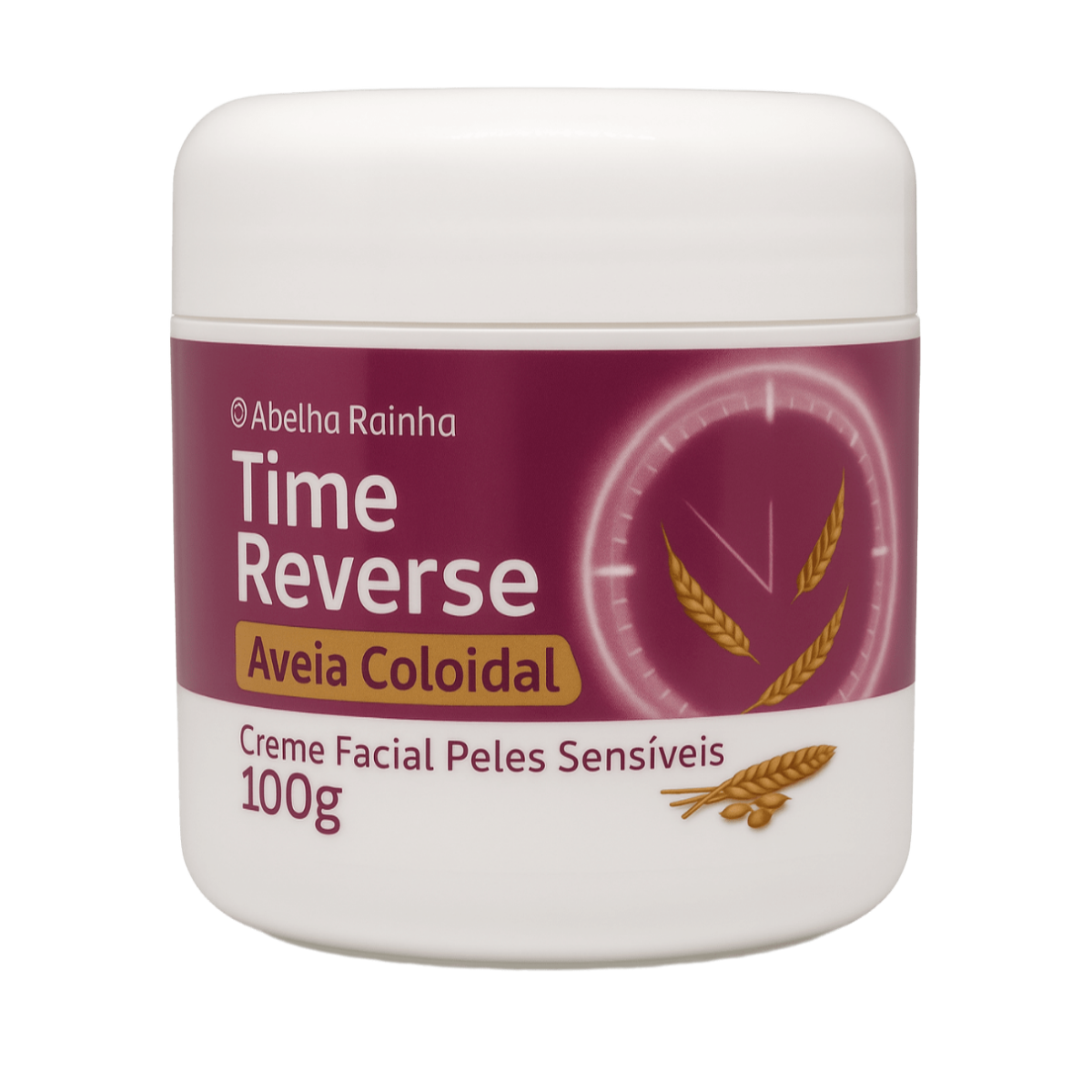 Time Reverse Aveia Coloidal Creme Facial Peles Sensiveis 100g