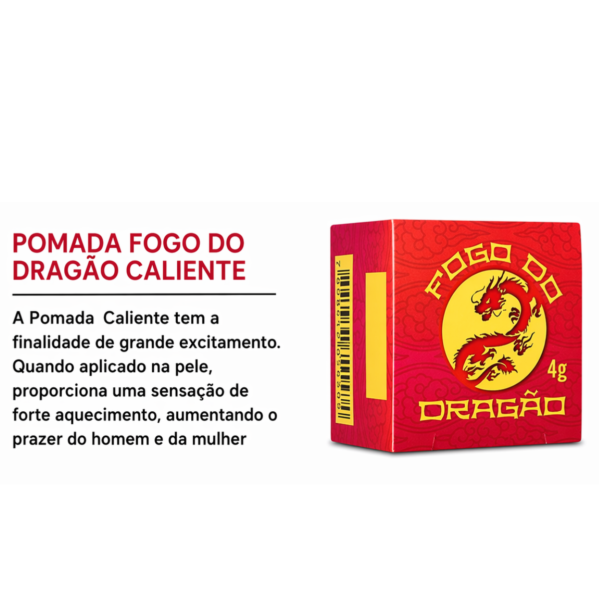 Pomada Fogo do Dragão Sofisticatto