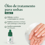 Óleo para unha AR Tratamento 6 x 1 Abelha Rainha 12 ml -
