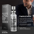 Kit 3 minis perfumes Masculinos Suave Fragrance Apolo Blue +242 homem + 242 vip homem