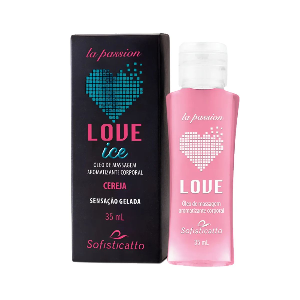 Óleos para Massagem Love Hot e Ice 35ml Sofisticatto