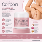 kit 2 Creme Clareador Joelhos & Cotovelos Corpori Abelha Rainha 60