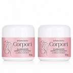 kit 2 Creme Clareador Joelhos & Cotovelos Corpori Abelha Rainha 60