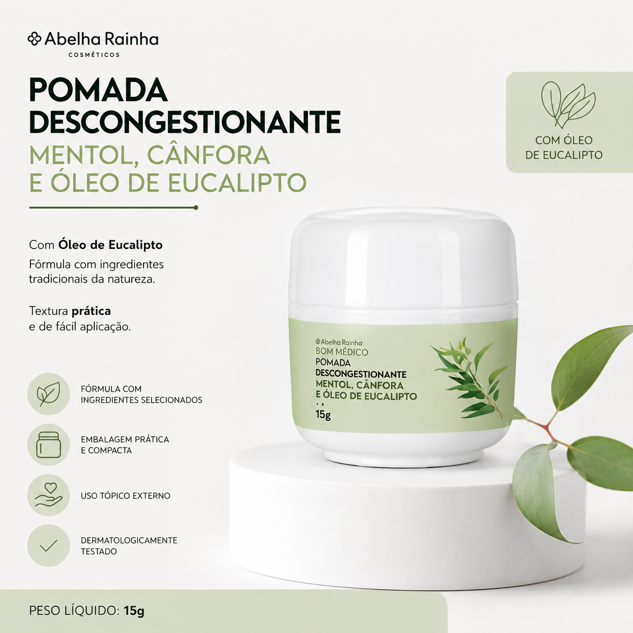 Kit 2 Gel Massageador Nocauteador + Pomada Bom medico