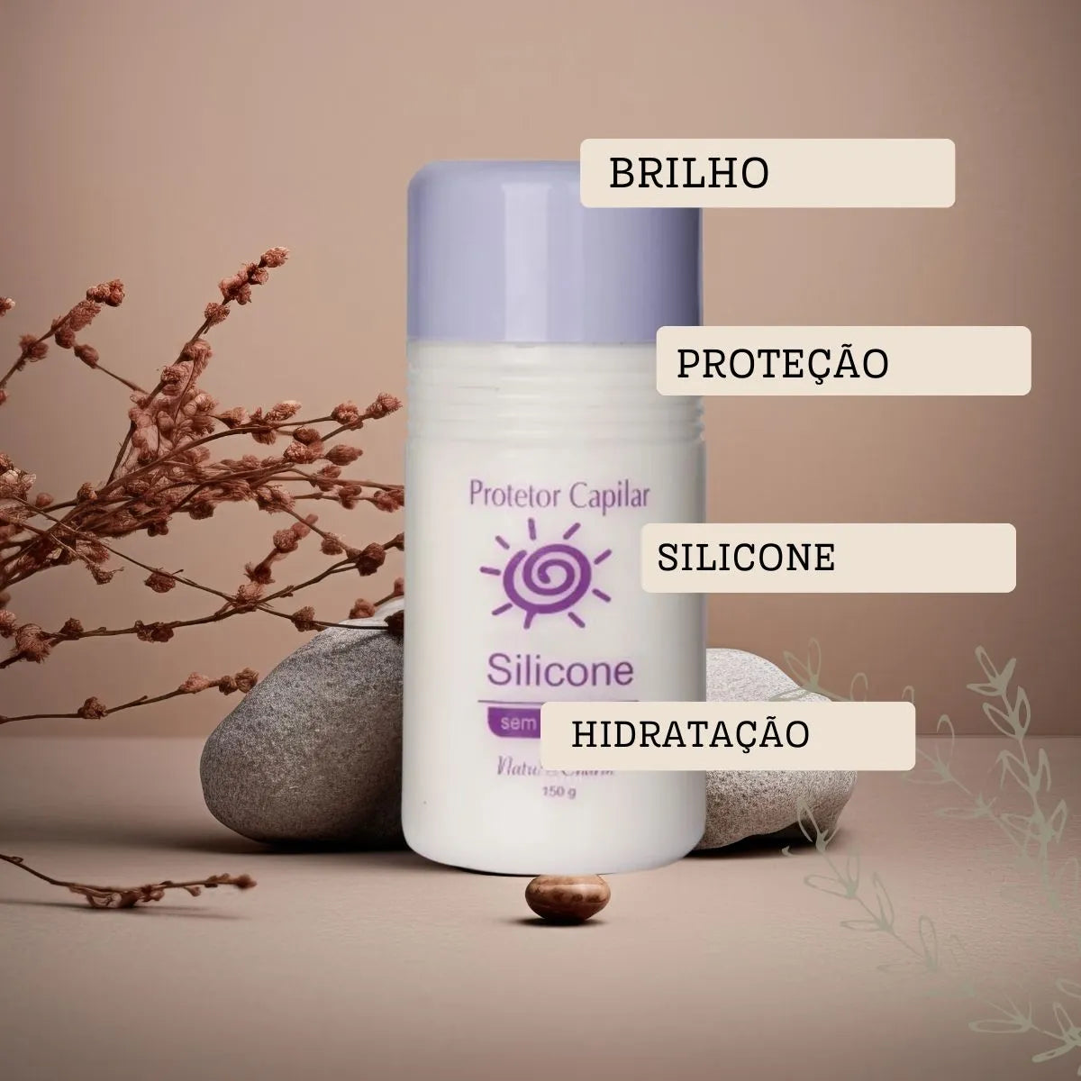 Protetor Capilar Silicone Natu Charm 150g 1074