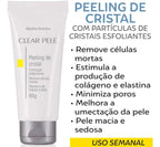 Kit Clareador Clareador Clear Pele Dia & Noite + Peeling de Cristal Abelha Rainha