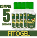 Kit 5 Unidades Fitogel Gel Creme de Arnica 200g com 21 Ervas