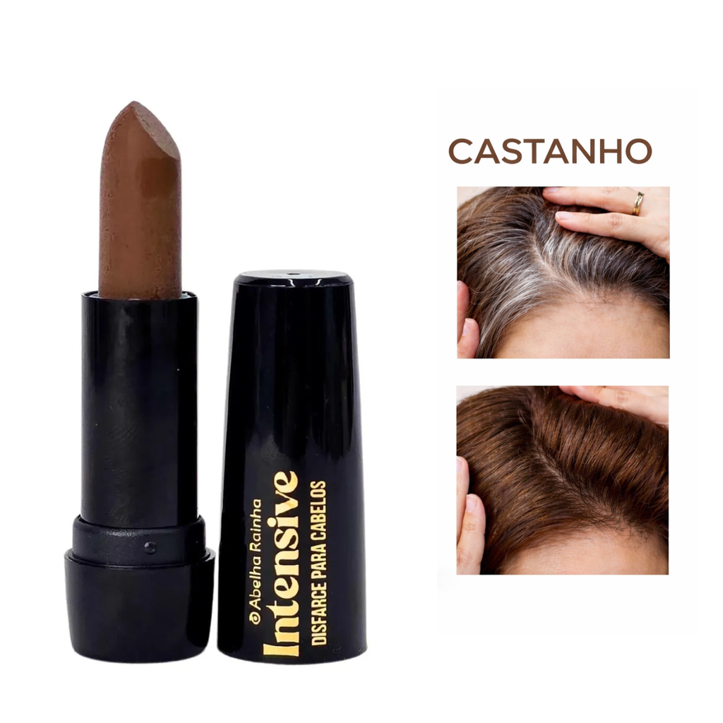 Bastão Intensive Disfarce para cabelos Brancos  Abeha Rainha - Cor Castanho
