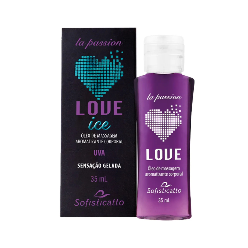 Óleos para Massagem Love Hot e Ice 35ml Sofisticatto