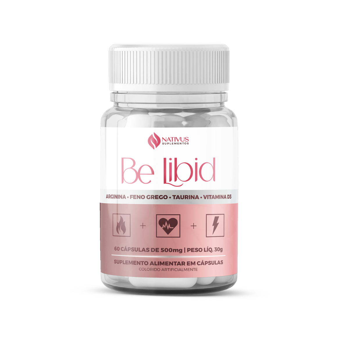 Suplemento Be Libid  60 cap. de 550mg - 35g