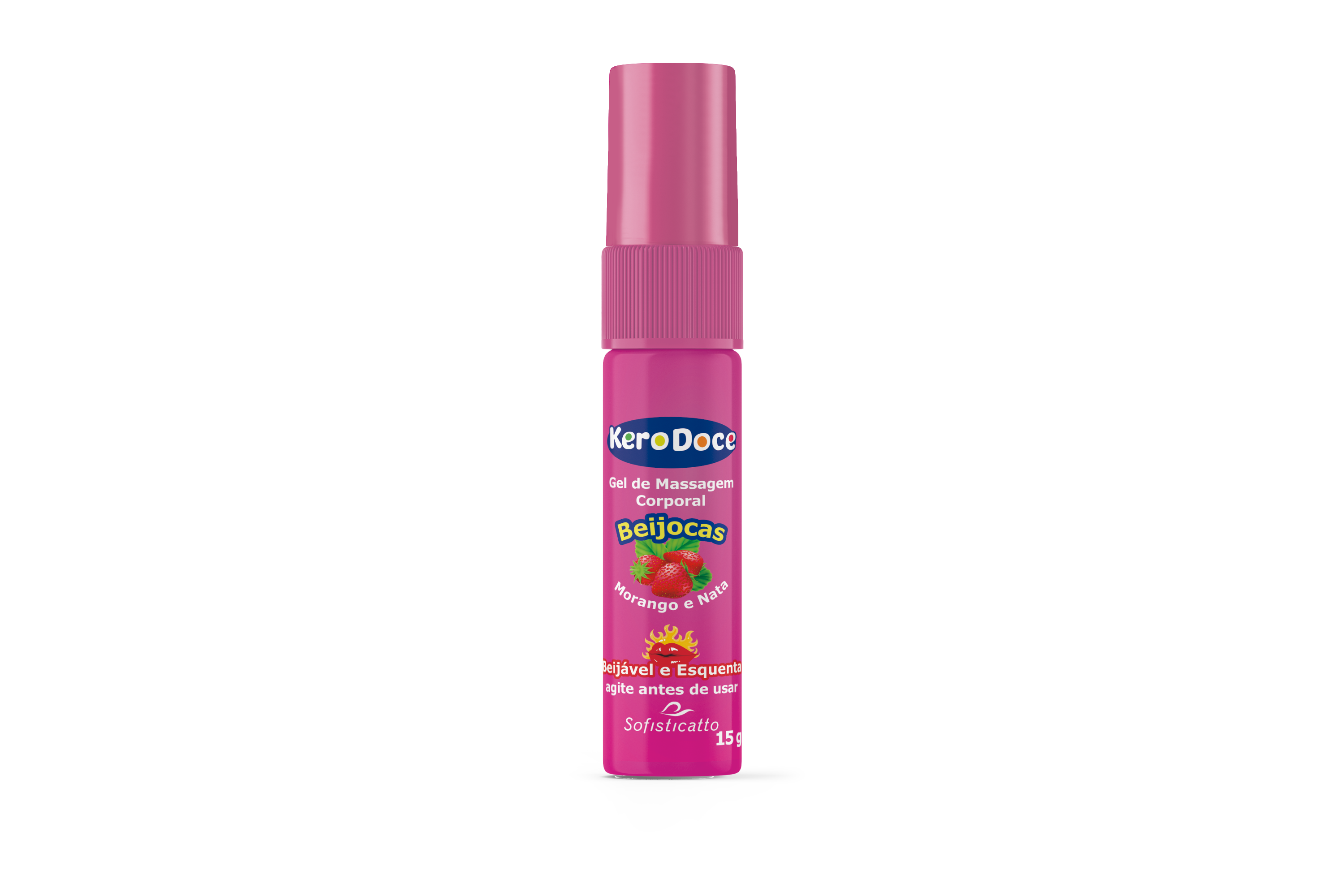 Gel Beijável e Esquenta Kero Doce 15g Sofisticatto