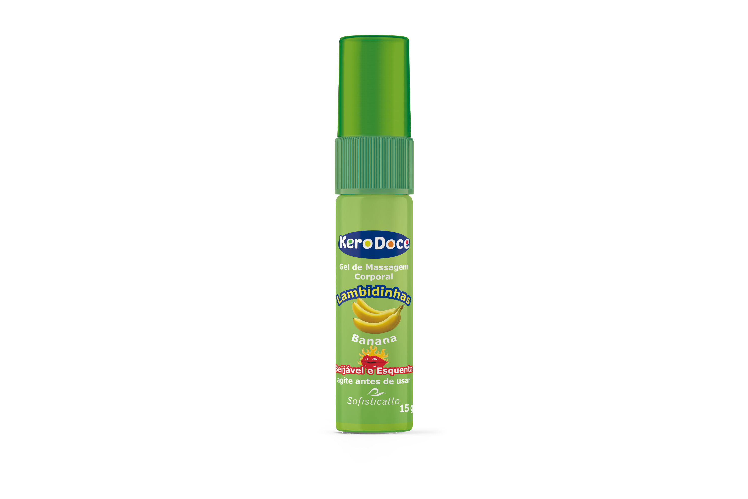 Gel Beijável e Esquenta Kero Doce 15g Sofisticatto