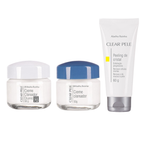 Kit Clareador Clareador Clear Pele Dia & Noite + Peeling de Cristal Abelha Rainha