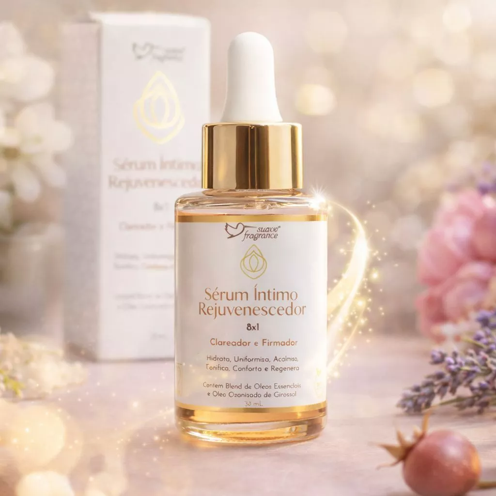 Sérum Rejuvenescedor E Clareador e Firmador Íntimo 8x1  30ml Suave Fragrance -0447