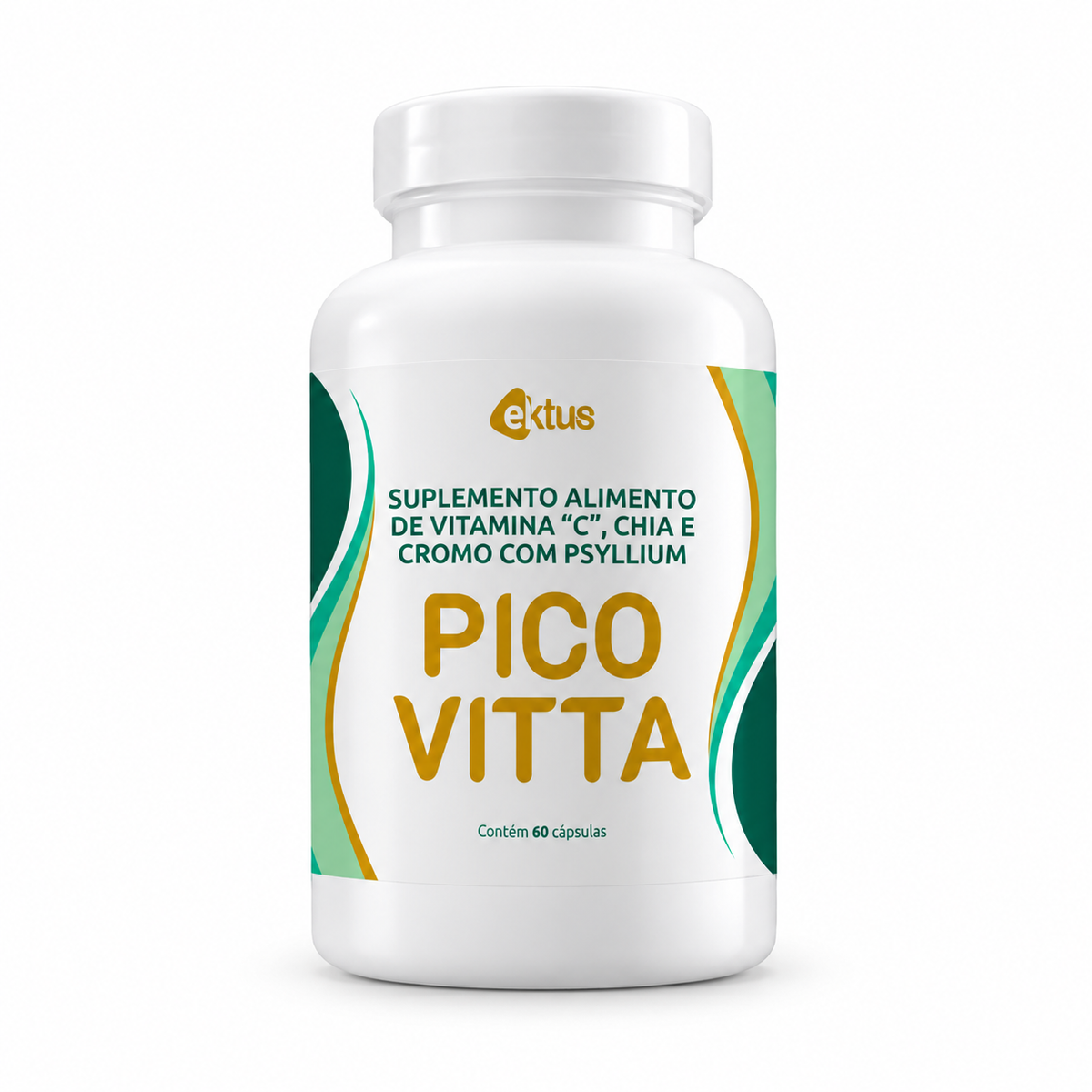 Picovitta Organza 60 Cápsulas com Picolinato de Cromo e Vitamina C