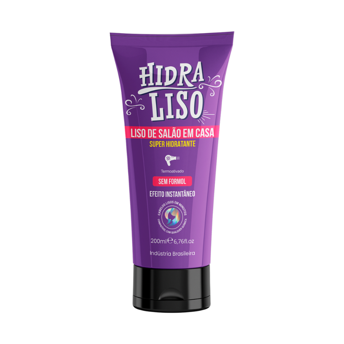 Hidraliso Liso de Salão em Casa Sem Formol 200 ml