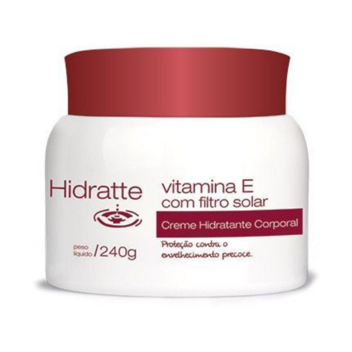 Hidratante Elastina Hidratte 240g Pote Natu Charm 2026