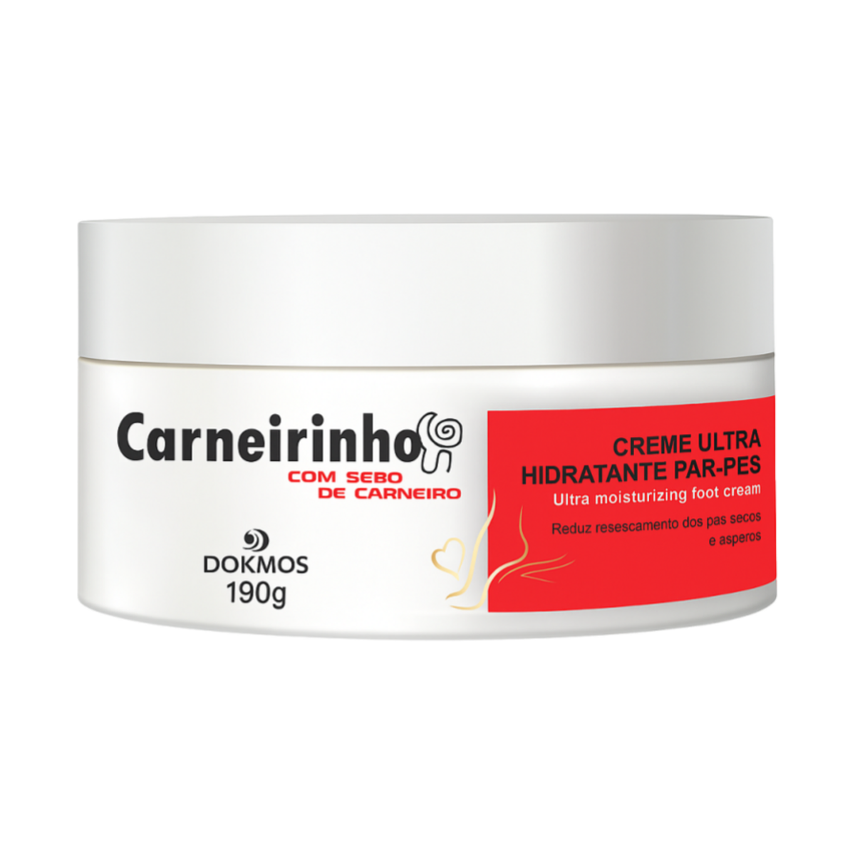 Creme Hidrantante  para os Pés Carneirinho Dokmos 190g