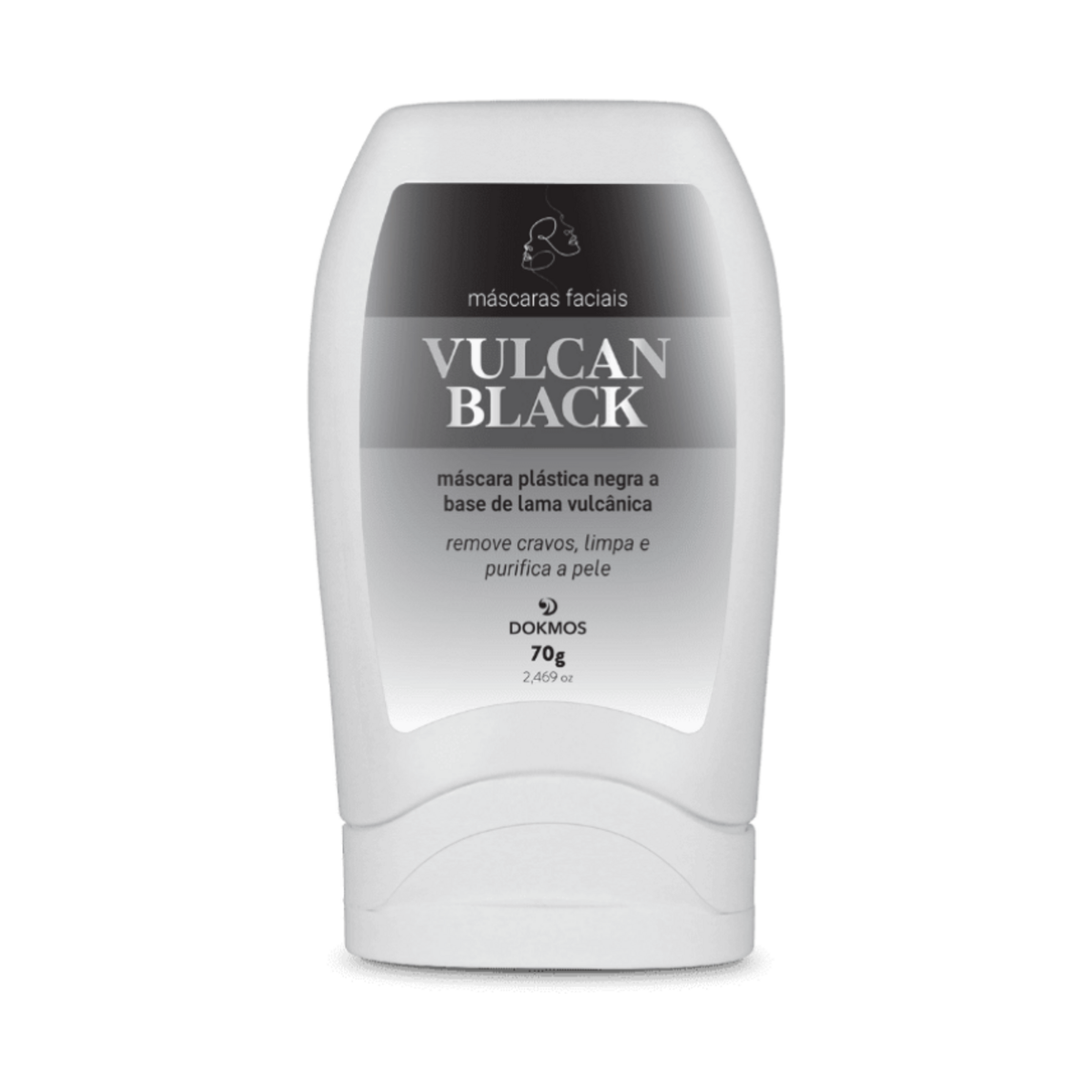 Mascara Removedora de Cravos Vulcan Black 70g Dokmos