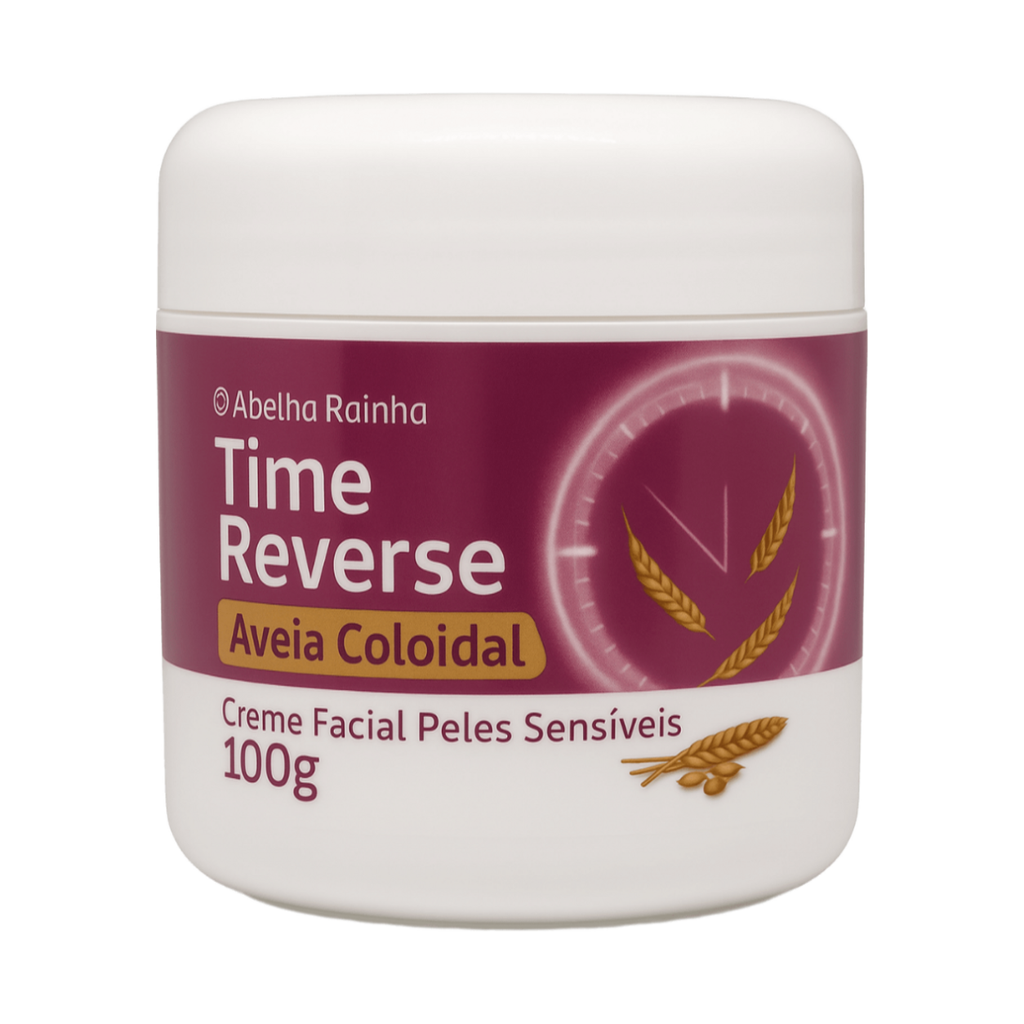 Time Reverse Aveia Coloidal Creme Facial Peles Sensiveis 100g