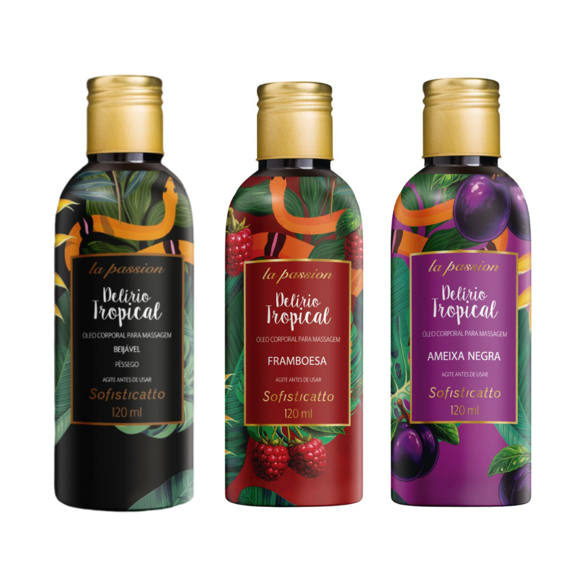 Óleo Corporal para Massagem Delirio Tropical 120g Sofisticatto
