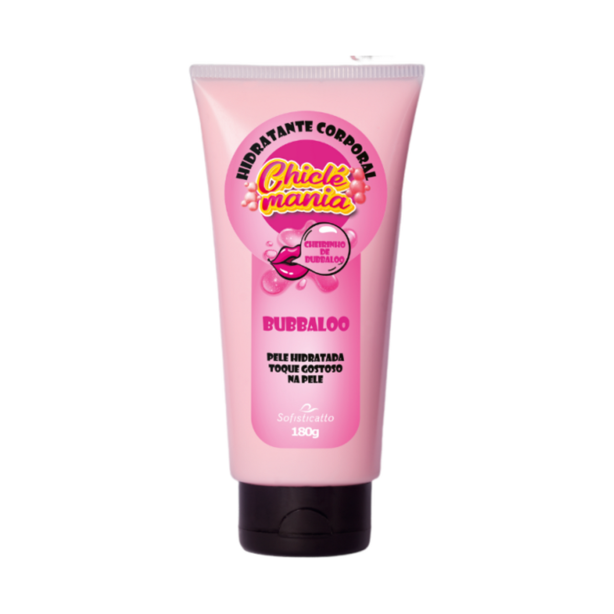 Hidratante Corporal Bubbaloo Chiclé Mania 180g  Sofisticatto