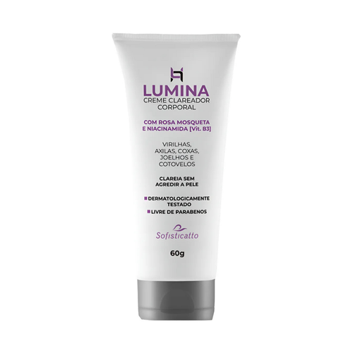 Creme Clareador Corporal Axila e Virilha Lumina 60g Sofisticatto