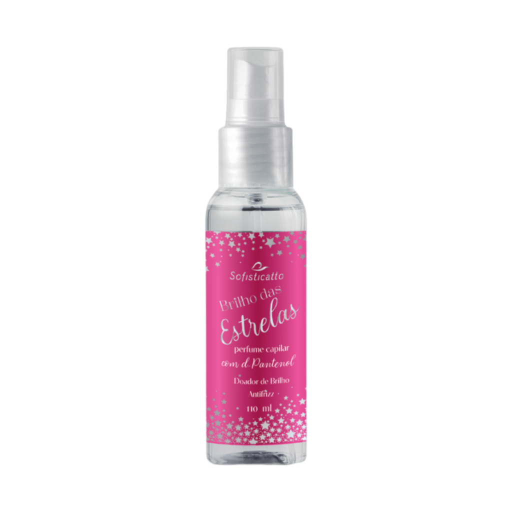 Perfume Capilar Brilho das Estrelas Com D-Pantenol e doador der Brilho Sofisticatto 110ml