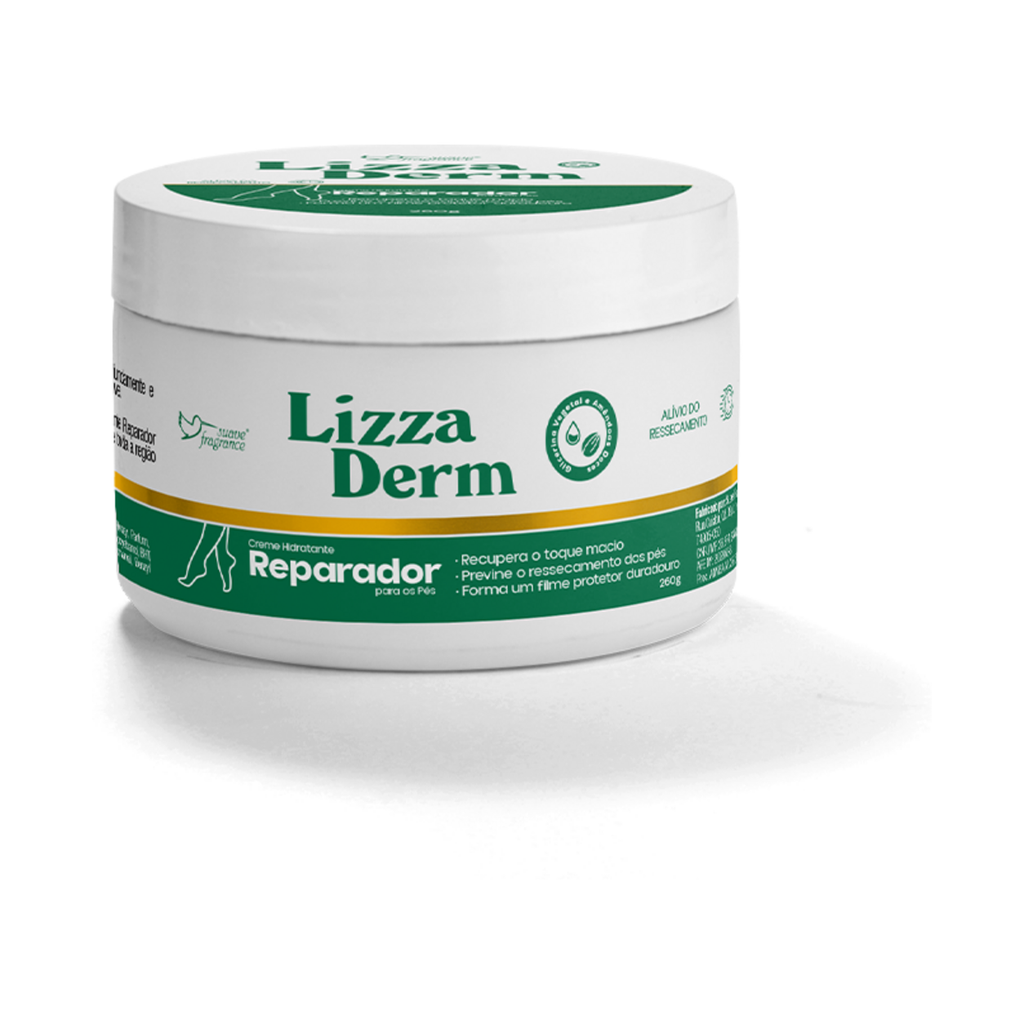 Creme Hidratante para os Pés Lizza Derm 245g Suave Fragrance 6021