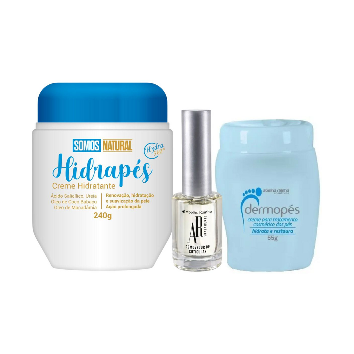 Hidrapes 240g + 1 Dermopés Azul 55g + Removedor de cuticulas