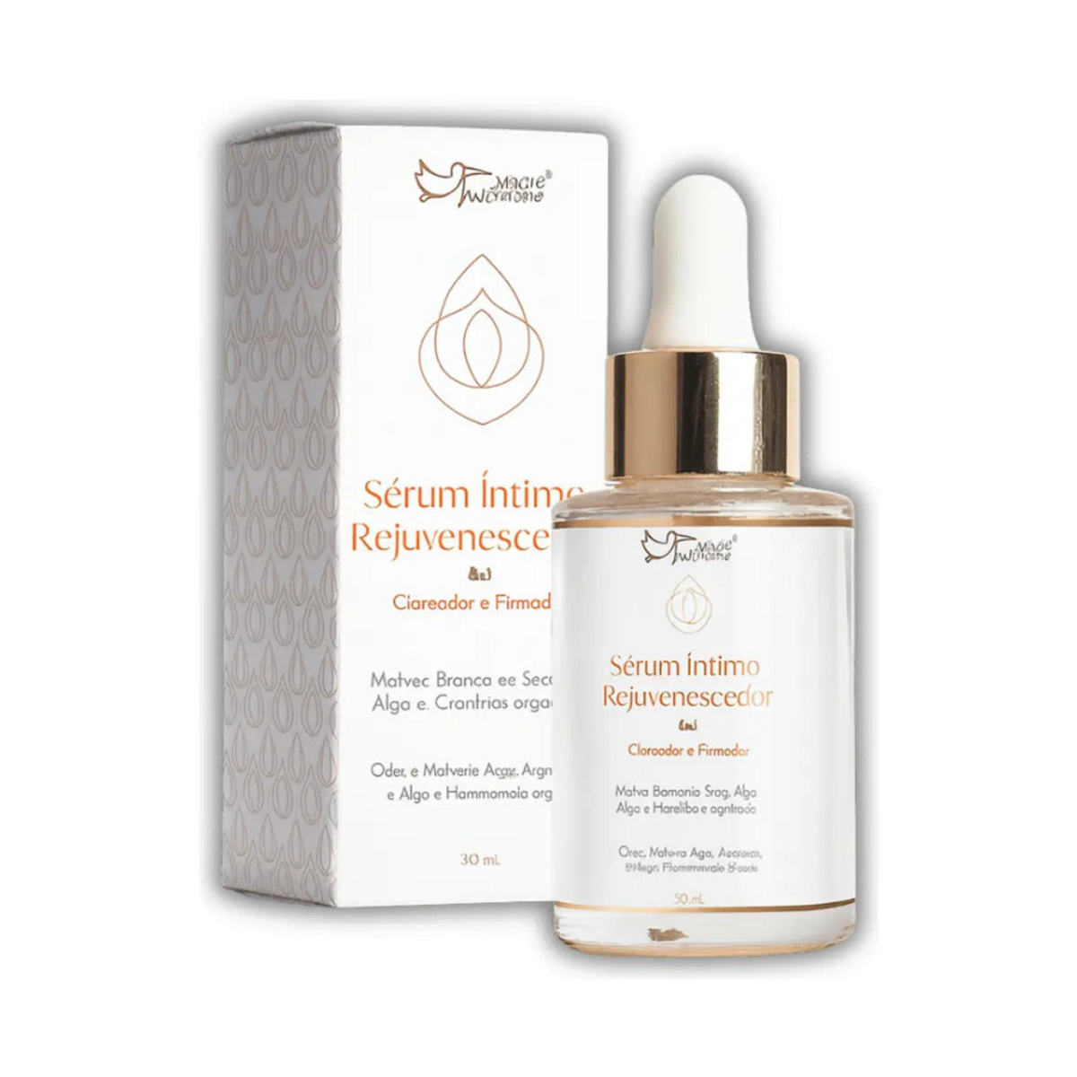 Sérum Rejuvenescedor E Clareador e Firmador Íntimo 8x1  30ml Suave Fragrance -0447