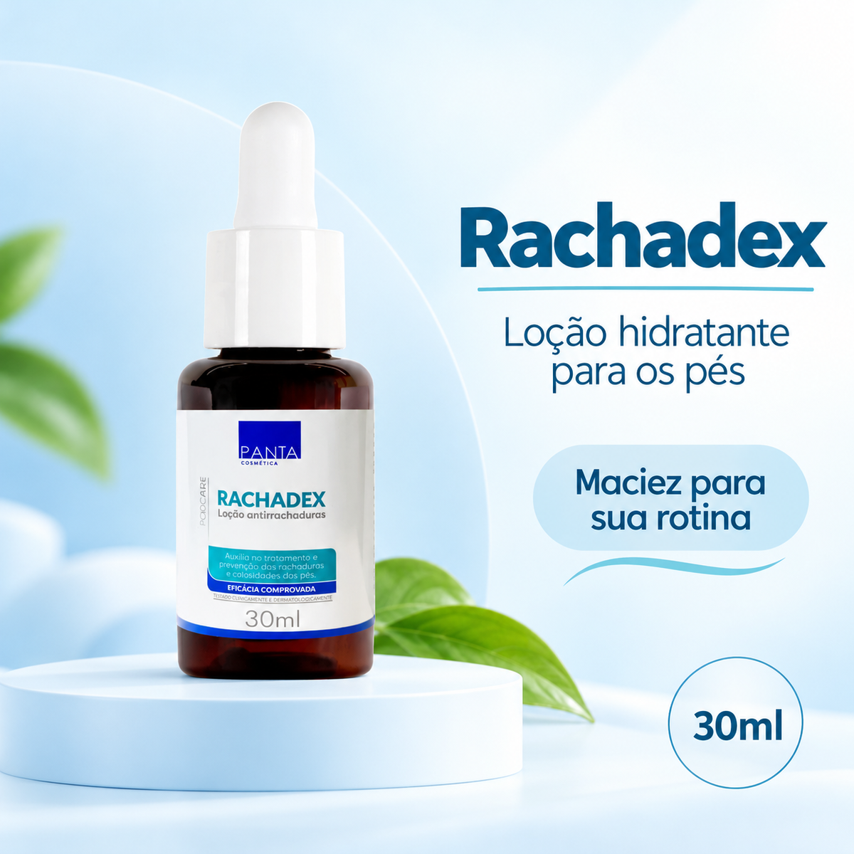 Loção para os Pés Rachadex Panta Cosmética