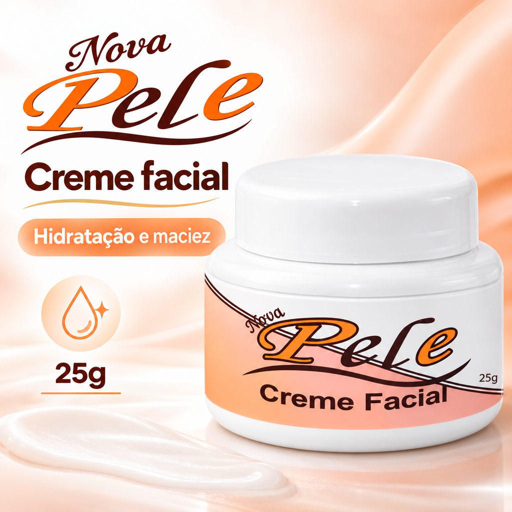 Creme Facial Clareador Nova Pele A Botica 25g