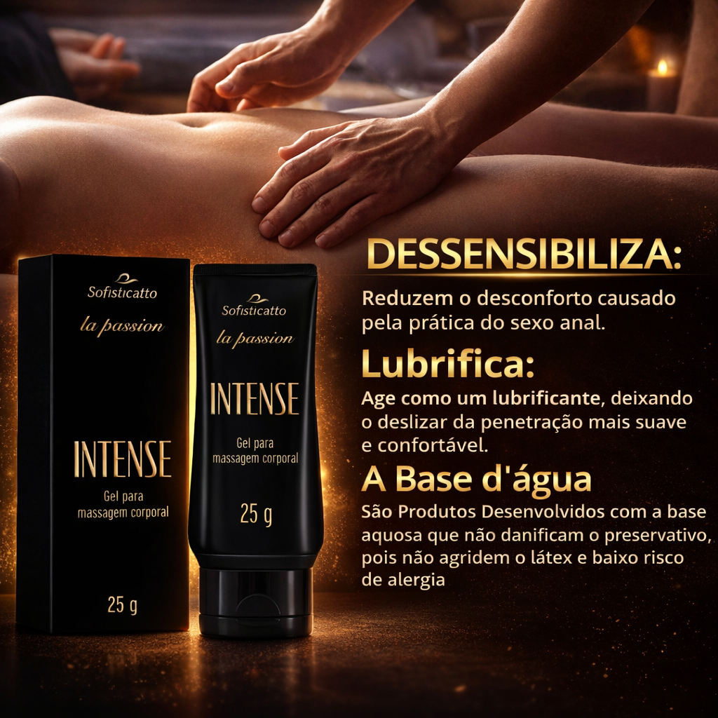 Gel Intense Para Massagem Corporal Sofisticatto 25g