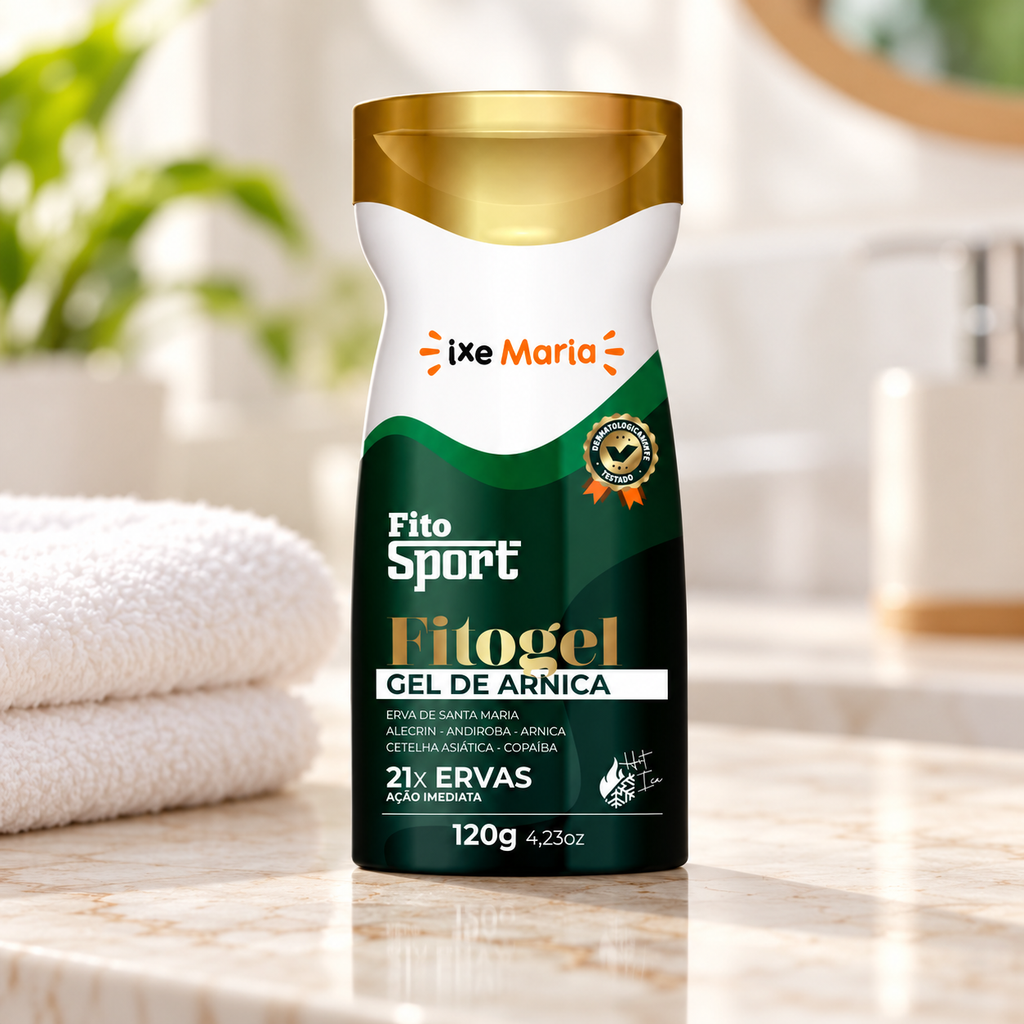 FitoSport gel creme de arnica para rotina de massagem e autocuidado