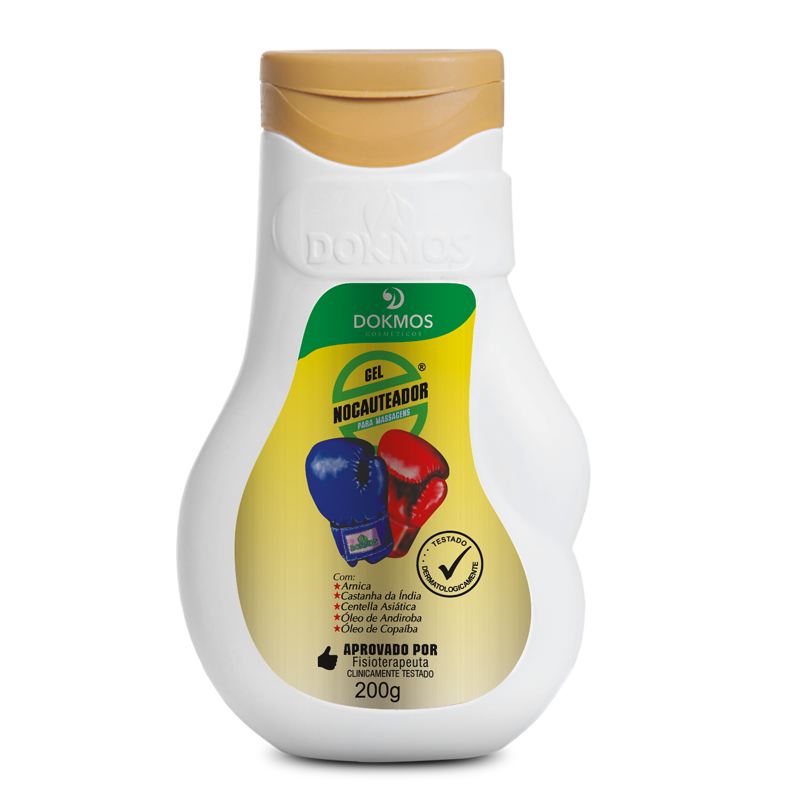Gel Nocauteador Dokmos Massageador 200g 4 Unidades
