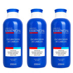 Kit 3 Escurecedor Cabelos Essencial Para Homem Abelha Rainha 200ml