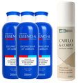 Kit 3 Escurecedor Cabelos Essencial Para Homem Abelha Rainha 200ml + Perfume cabelo e corpo