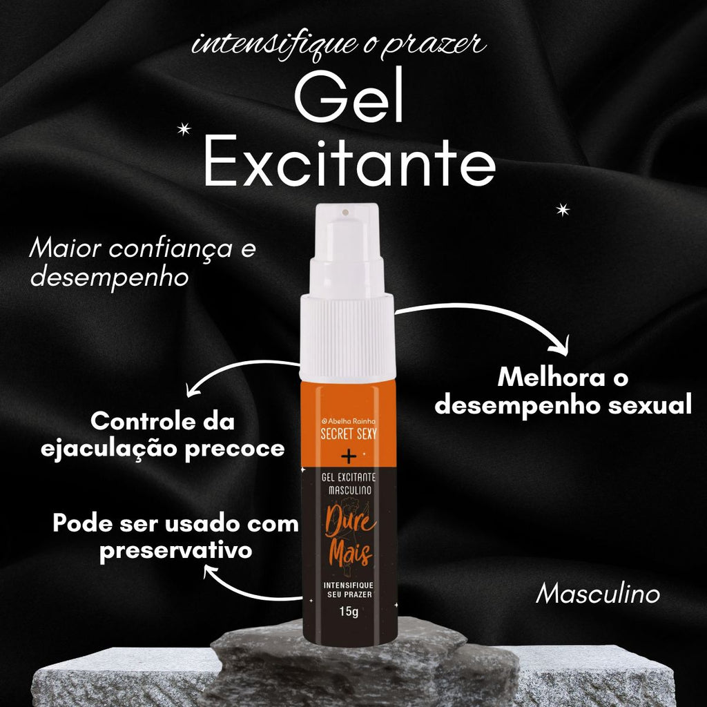 Secret Sexy Gel Excitante Masculino Dure Mais 15g