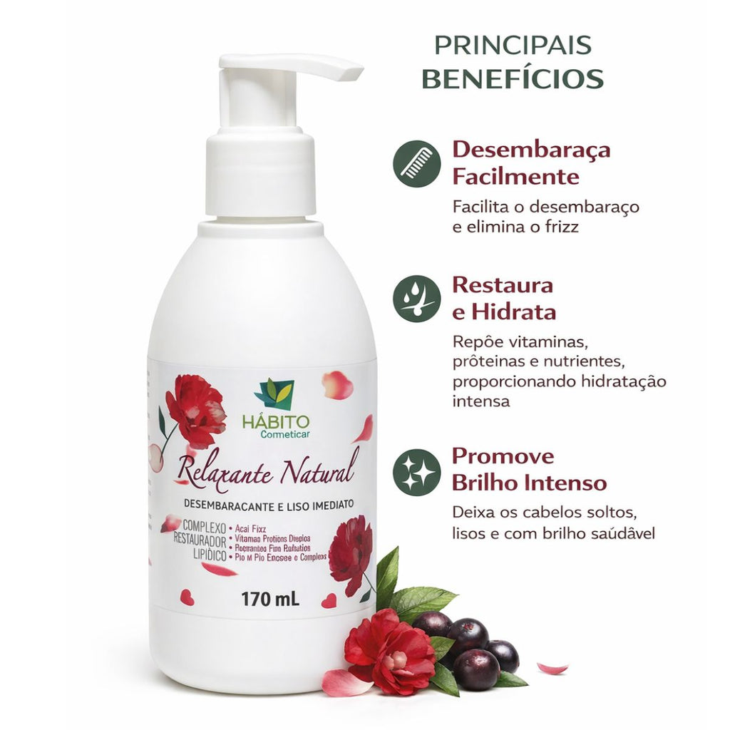 Relaxante Capilar Natural Hábito 170ml