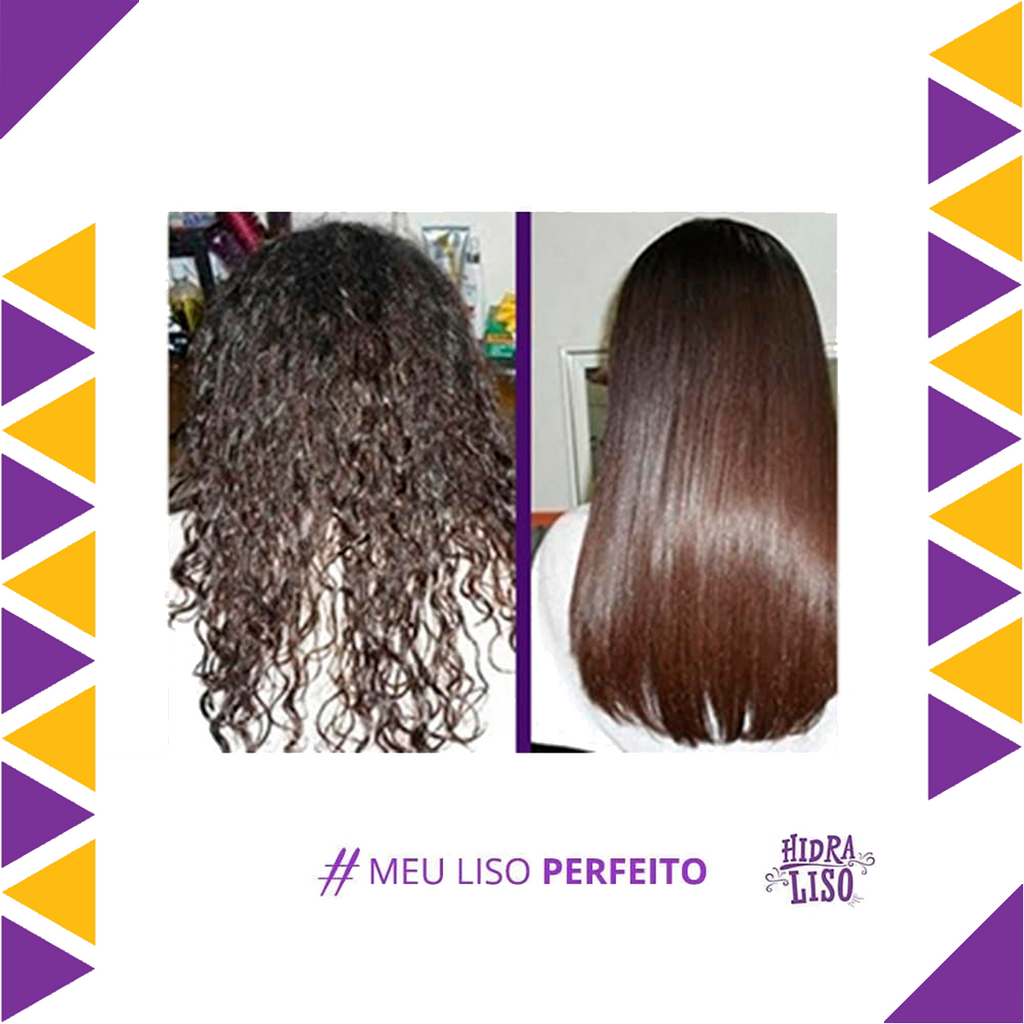 Hidraliso Liso de Salão em Casa Sem Formol 200 ml