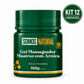 Kit 12 unidades Gel Massageador Mastruz com Arnica Somos Natural 100g