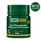 Kit 12 unidades Gel Massageador Mastruz com Arnica Somos Natural 100g