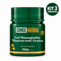 Kit 3 unidades Gel Massageador Mastruz com Arnica Somos Natural 100g