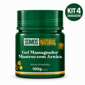 Kit 4 unidades Gel Massageador Mastruz com Arnica Somos Natural 100g